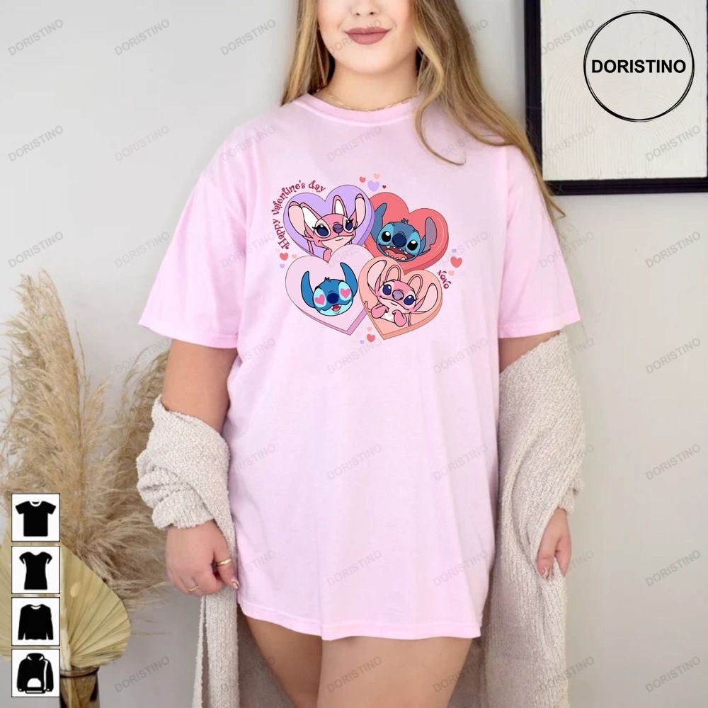 Stitch Valentine Comfort Colors® Valentine Limited Edition T-shirts