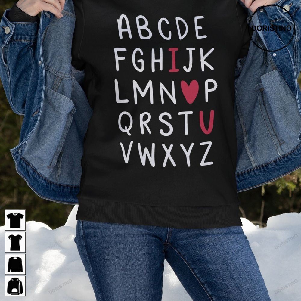 Valentine Alphabet Happy Valentines Day Limited Edition T-shirts