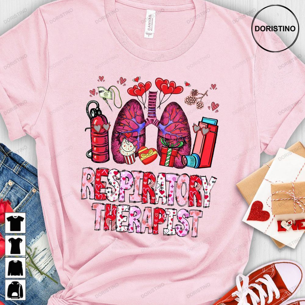 Valentine Respiratory Therapis Love Respiratory Awesome Shirts