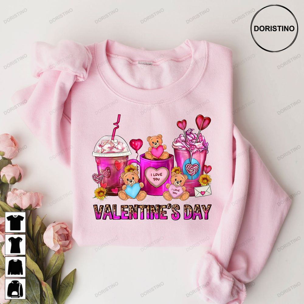 Valentines Day Coffee Cups Valentines Day Limited Edition T-shirts