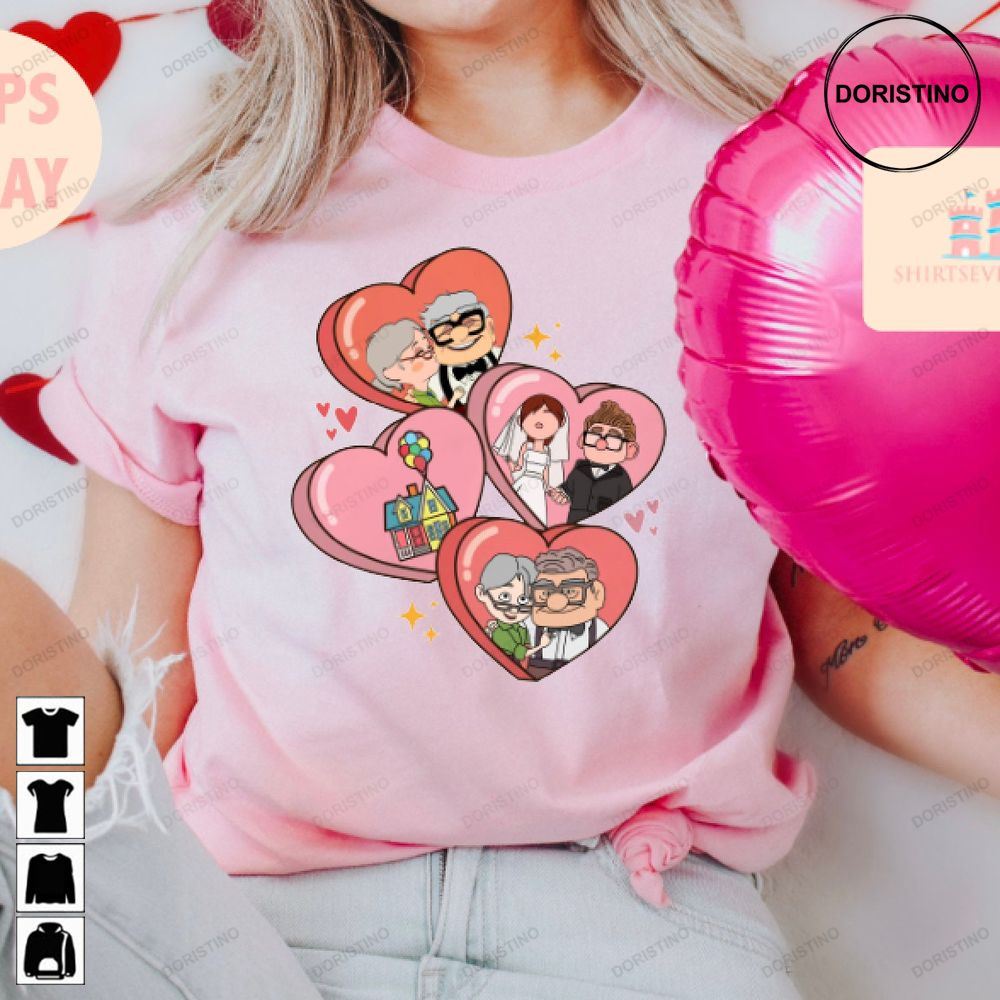 Valentines Day Matching Up Movie Valentines Limited Edition T-shirts