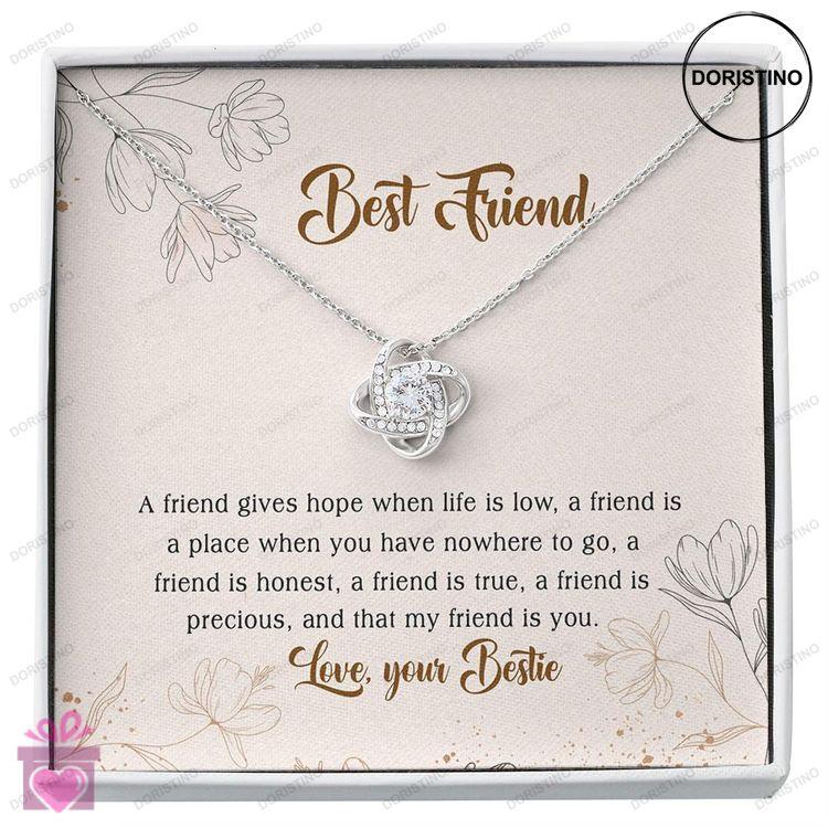 Best Friend Necklace Bestie Necklace Gift Friendship Necklace Friend Birthday Necklace Bff Forever S Doristino Limited Edition Necklace