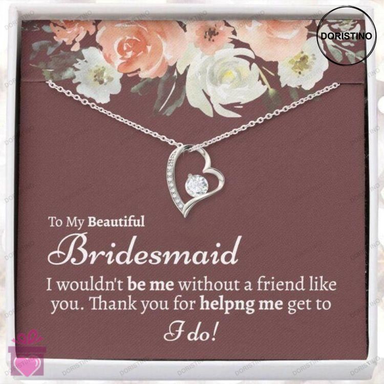 Best Friend Necklace Bridesmaid Necklace Gift Bridesmaid Thank You Gift Inexpensive Bridesmaid Gift Doristino Limited Edition Necklace