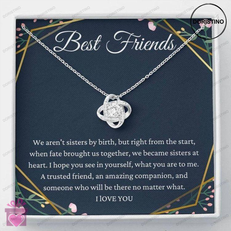 Best Friend Necklace Gift For Best Friend Bff Long Distance Friendship Doristino Limited Edition Necklace