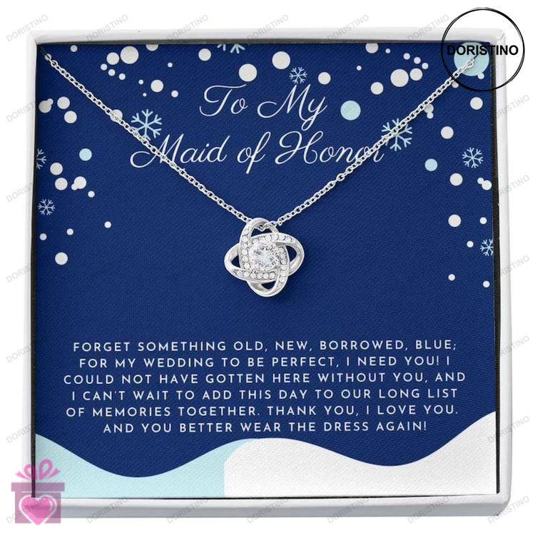 Maid of Honor Gift, Maid of Honor Necklace, Matron of Honor, Maid of H –  HeartQ