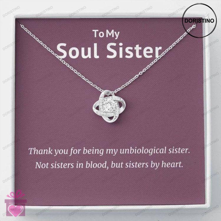 Best Friend Necklace Sister Gift Unbiological Sister Soul Sister Gift Friendship Gift Doristino Trending Necklace