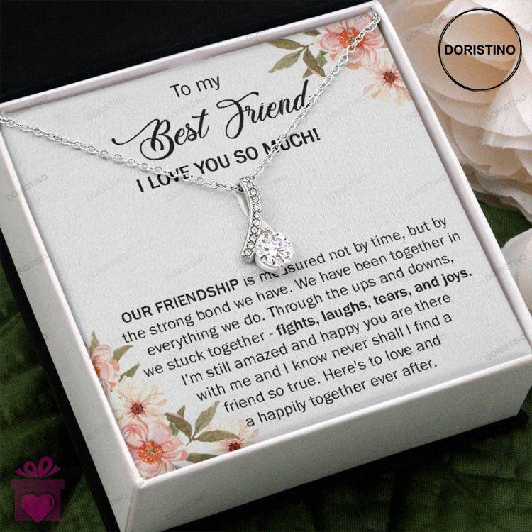 Best Friend Necklace To My Best Friend Gift Necklace Sentimental Gift For Best Friend On Anniversary Doristino Awesome Necklace