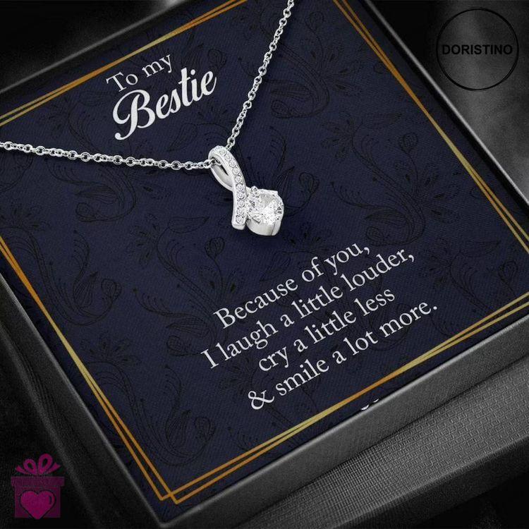 Best Friend Necklace To My Bestie Necklace Birthday Gift For Best Friend Bestie Bff Soul Sister Doristino Trending Necklace