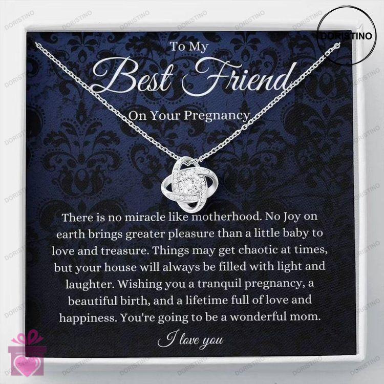 Best Friend Pregnancy Necklace Gift For Mom To Be Expecting Mom Gift Doristino Limited Edition Necklace