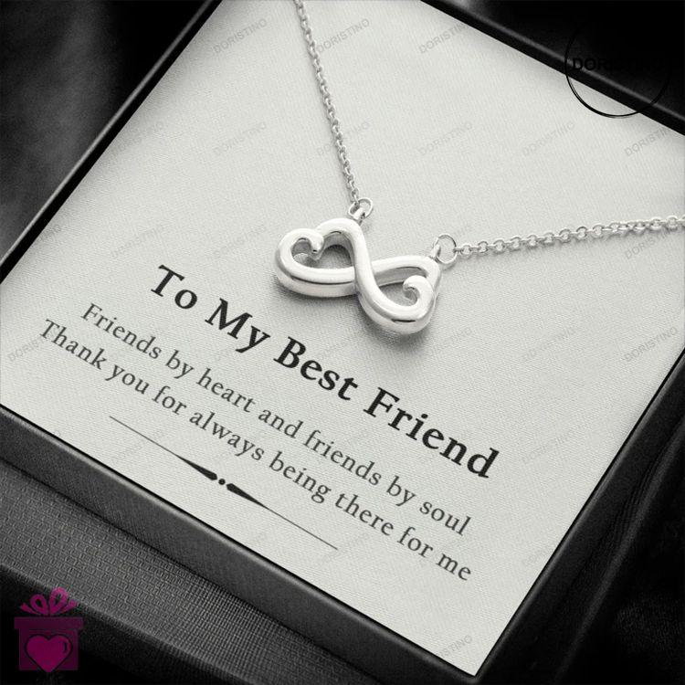 Best Gift For Female Bestfriend - 925 Sterling Silver Infinity Pendant Doristino Awesome Necklace