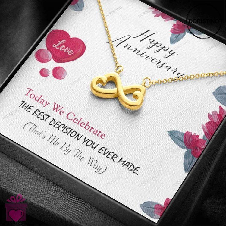 Best Marriage Anniversary Gift For Wife - 925 Sterling Silver Pendant Doristino Awesome Necklace