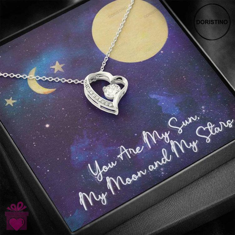 Best Romantic Gift For Her - 925 Sterling Silver Pendant Doristino Trending Necklace