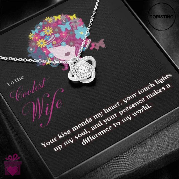 Best Romantic Gift For Wife - 925 Sterling Silver Pendant With Message Card Doristino Awesome Necklace
