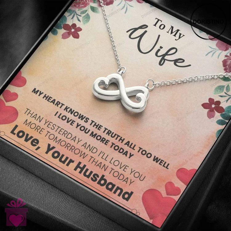 Best Romantic Gift For Wife Online - 925 Sterling Silver Pendant Doristino Limited Edition Necklace