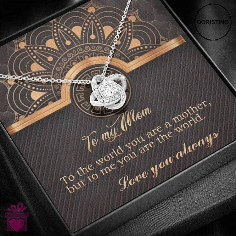 Best Surprise Gift For Mom - 925 Sterling Silver Pendant Doristino Awesome Necklace