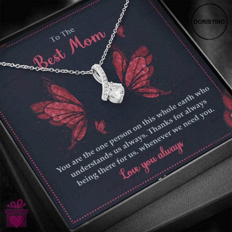 Best Thoughtful Gift For Mom - 925 Sterling Silver Pendant Doristino Limited Edition Necklace