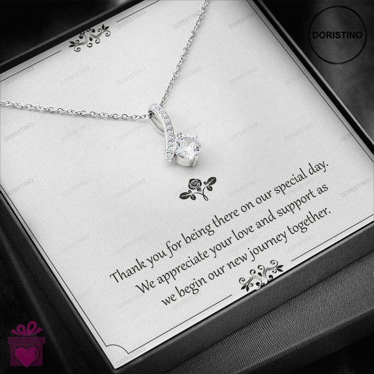 Best Wedding Return Gift Idea - 925 Sterling Silver Pendant With Message Card Gift Set Customize You Doristino Awesome Necklace