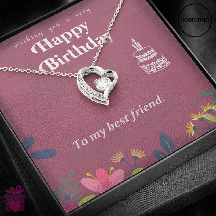 Birthday Present For Best Friend Girl - 925 Sterling Silver Pendant Doristino Awesome Necklace