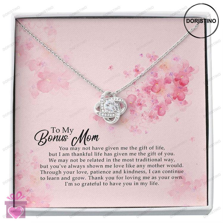 Bonus Mom Necklace Gift For Step Mother Step Mom Other Mom Wedding Gift Custom Necklace Doristino Awesome Necklace