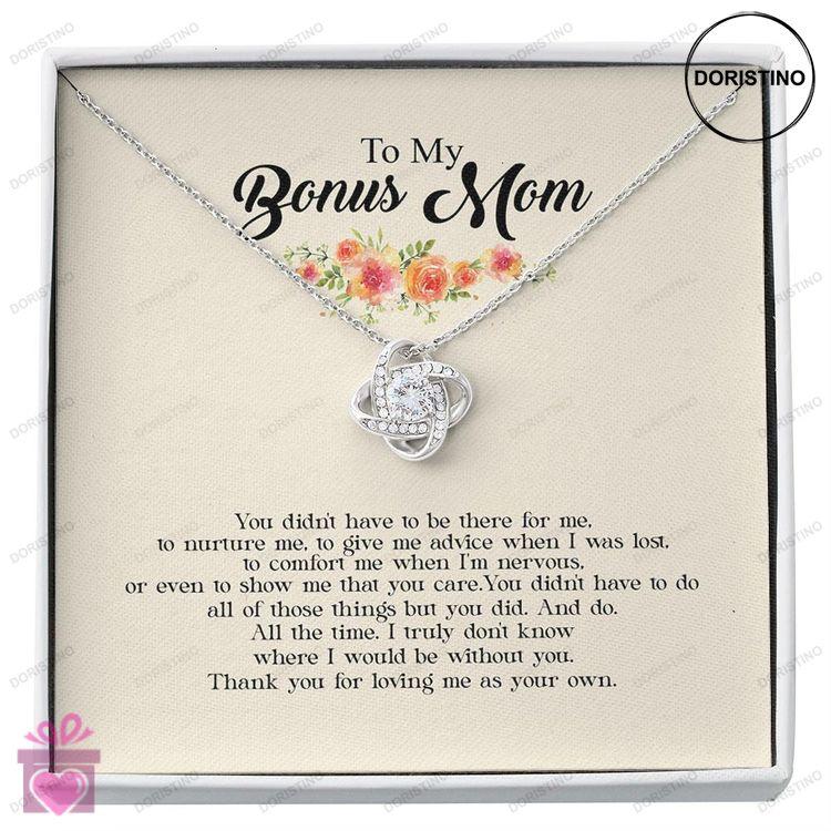 Bonus Mom Necklace Gift Mothers Day Necklace For Step Mom Stepmother Necklace Second Mom Adoptive Mo Doristino Awesome Necklace