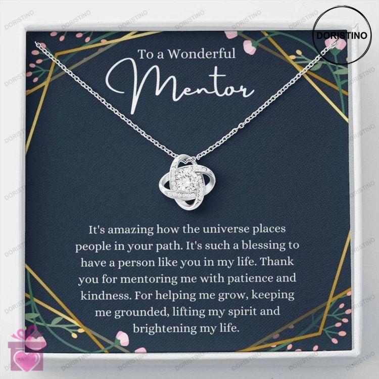 Boss Necklace Mentor Gift For Women Necklace Gift For Boss Teacher Professor Tutor Thank You Gifts Doristino Limited Edition Necklace