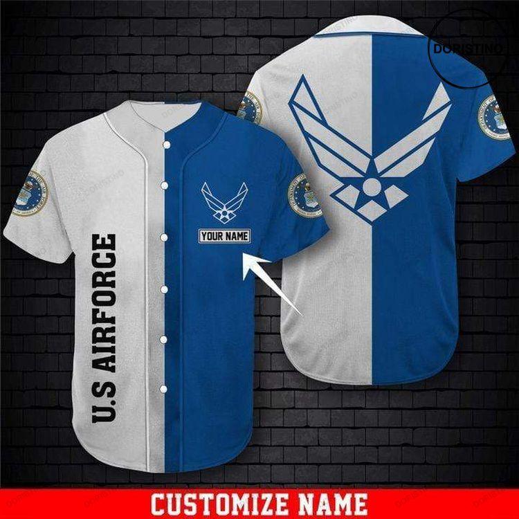 Custom Personalized Name Usaf Doristino Awesome Baseball Jersey