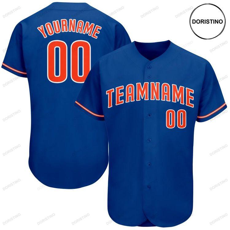 Custom Personalized Royal Orange White Doristino Limited Edition Baseball Jersey