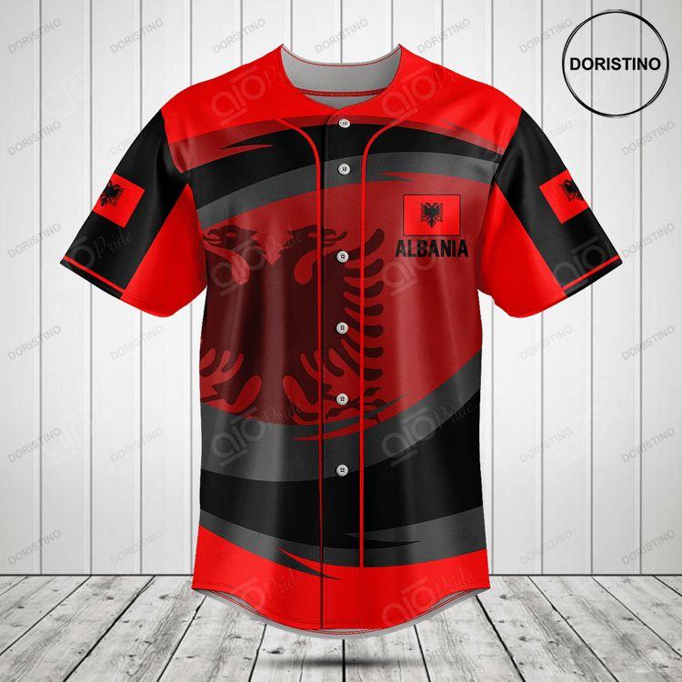 Customize Albania Eagle Tornado Doristino Limited Edition Baseball Jersey