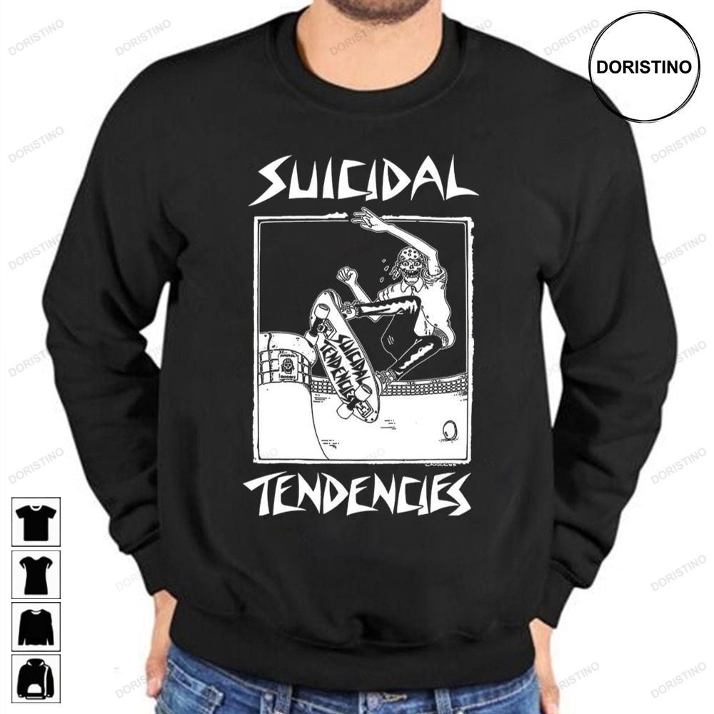 Suicidal Tendencies Thrash Band Black And White Limited Edition T-shirts