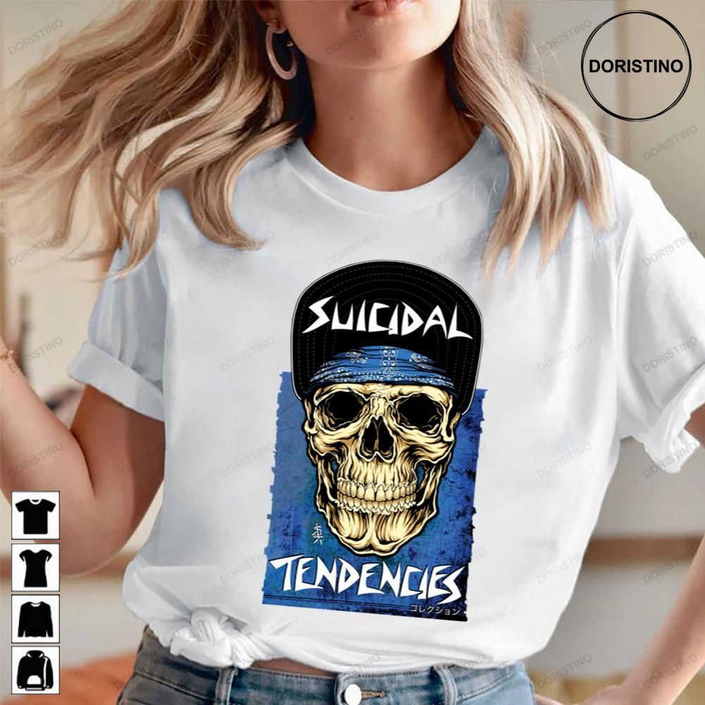 Suicidal Tendencies Thrash Band Skull With Hat Trending Style