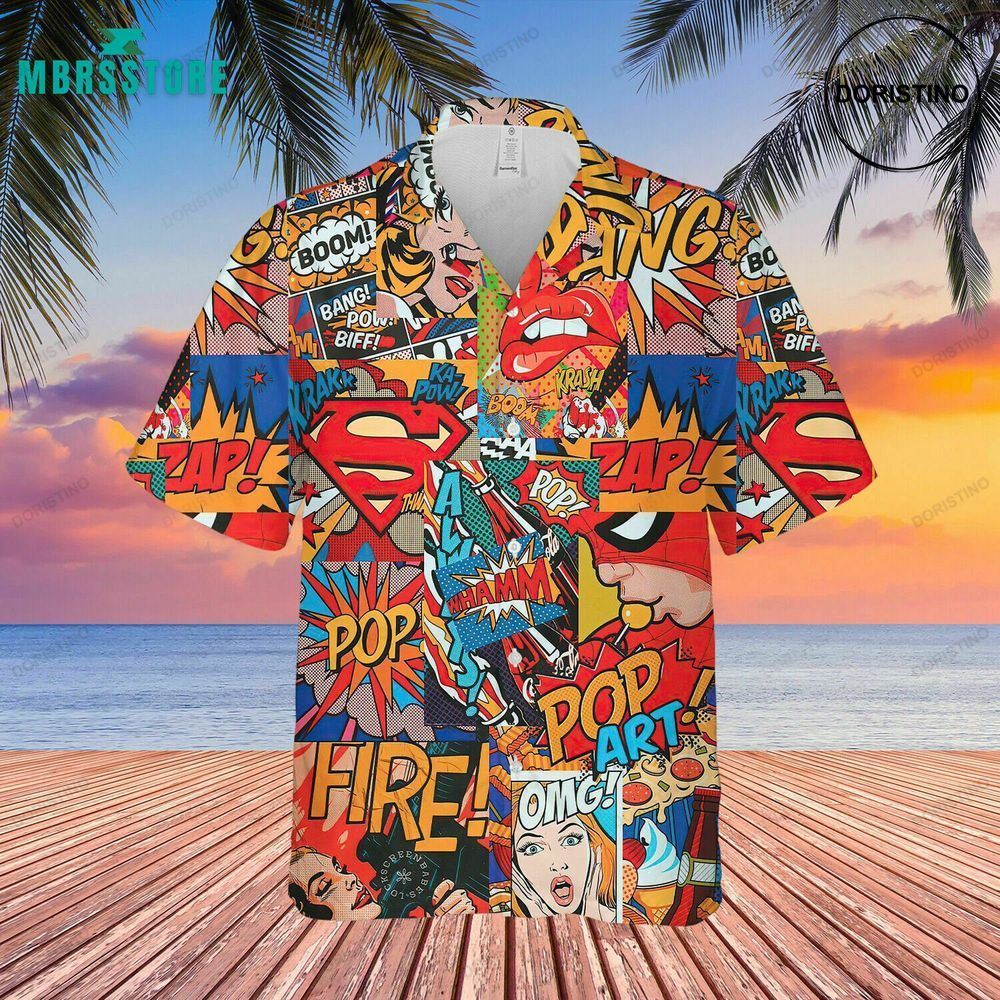 2022 Summer Superm Beach Surfing Puzzle Vintage Hibiscus Limited Edition Hawaiian Shirt