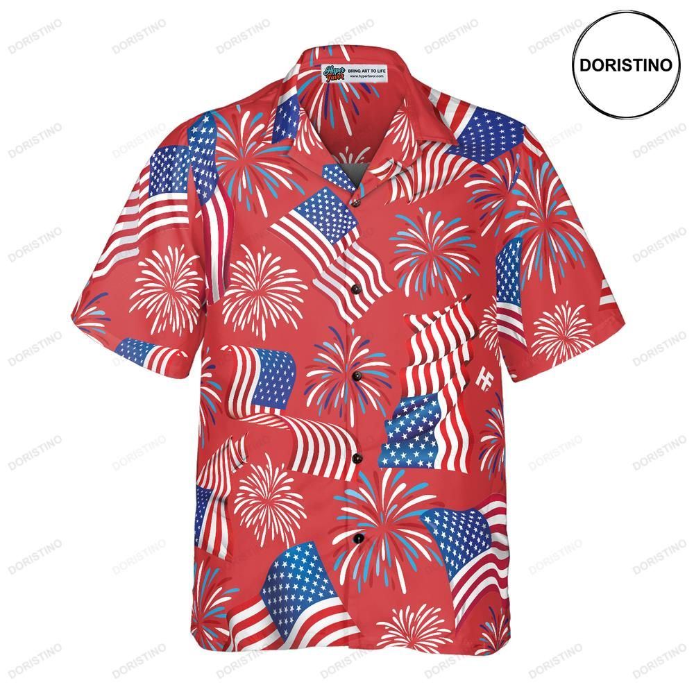 4th Of July Patriotic Awesome Hawaiian Shirt