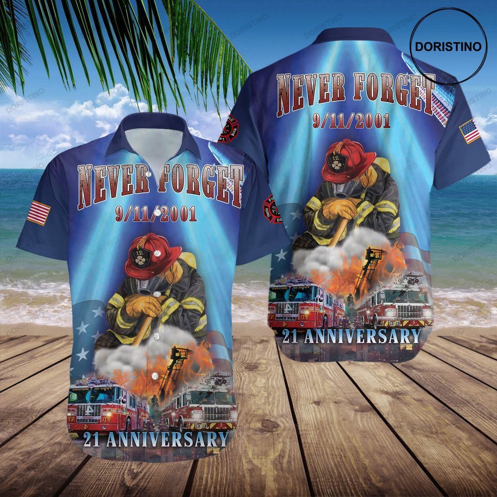 911 Never Forget September 11 2022 Patriot Day Awesome Hawaiian Shirt