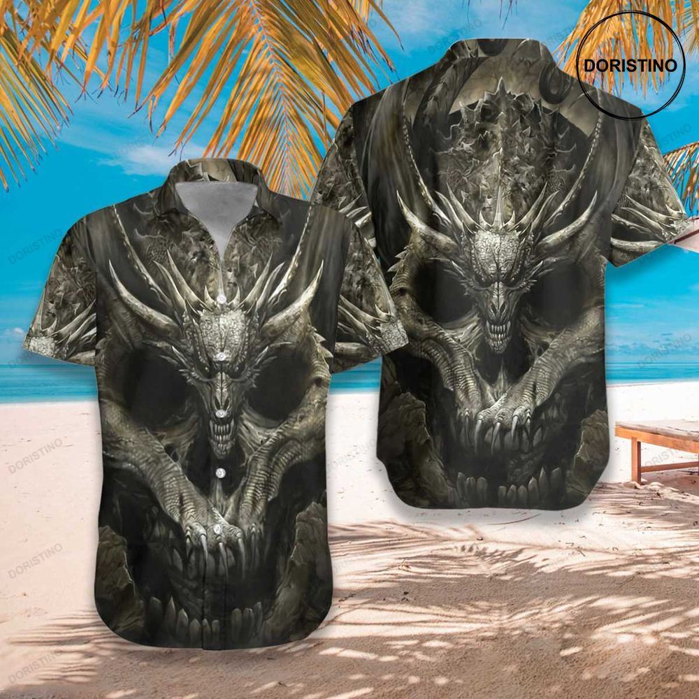 A Skull Or A Dragon Limited Edition Hawaiian Shirt