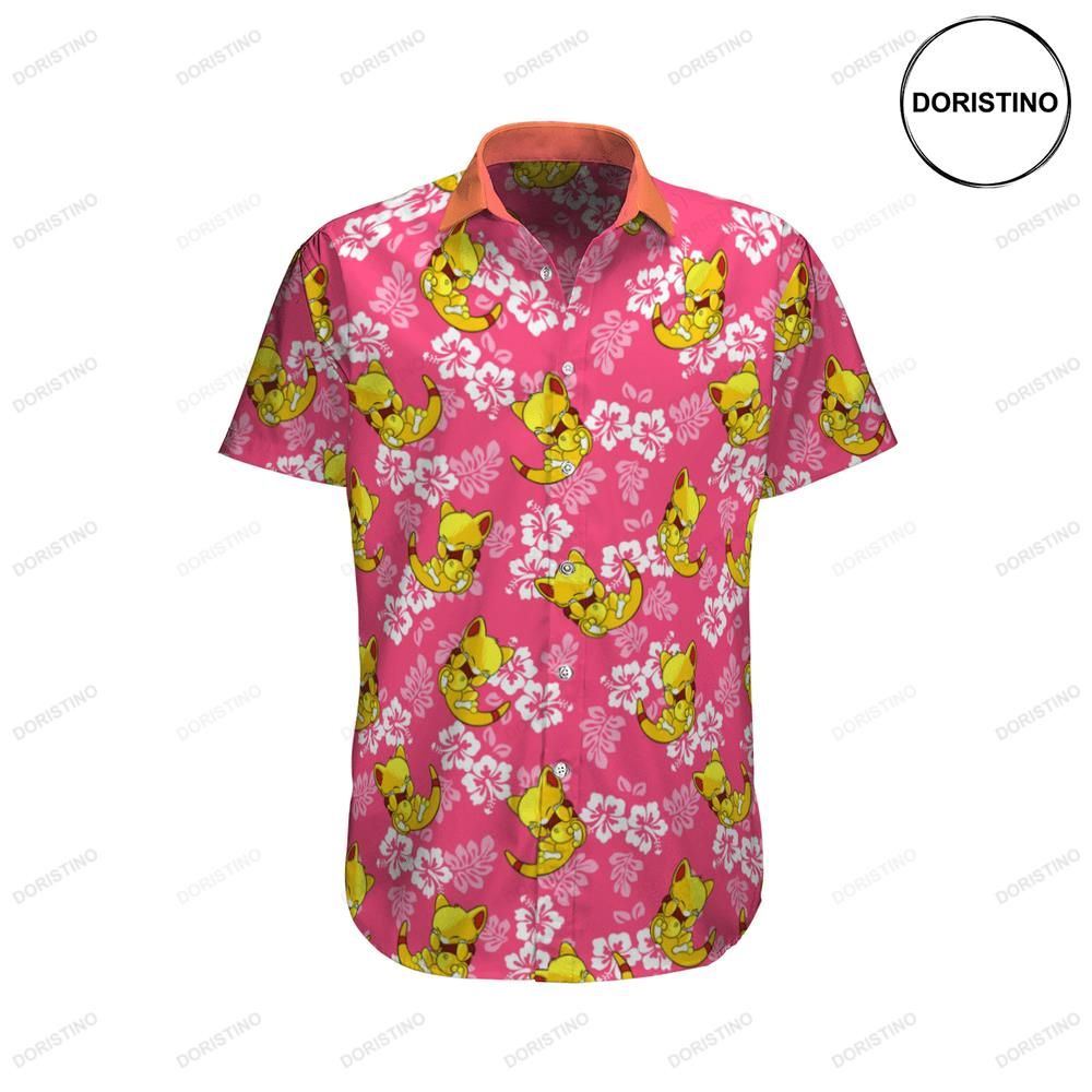 Abra Tropical Beach Pokemon Limited Edition Hawaiian Shirt