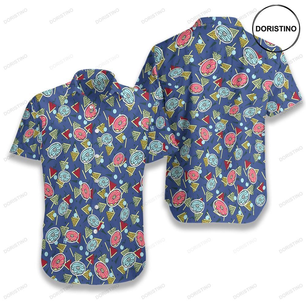 Abstract Geometric Donut Seamless Pattern Limited Edition Hawaiian Shirt