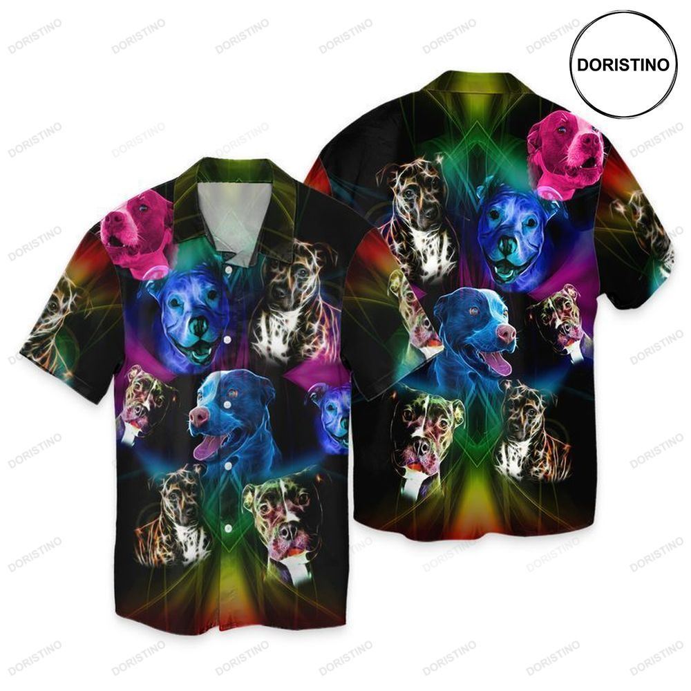 Abstract Pitbull Limited Edition Hawaiian Shirt