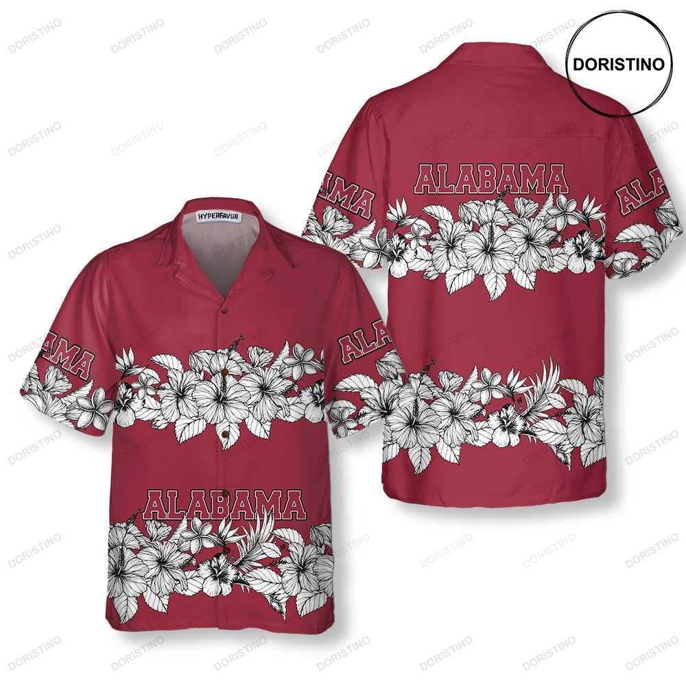Alabama Flower Floral Alabama For Men And Women Alabama Gift Hawaiian Shirt