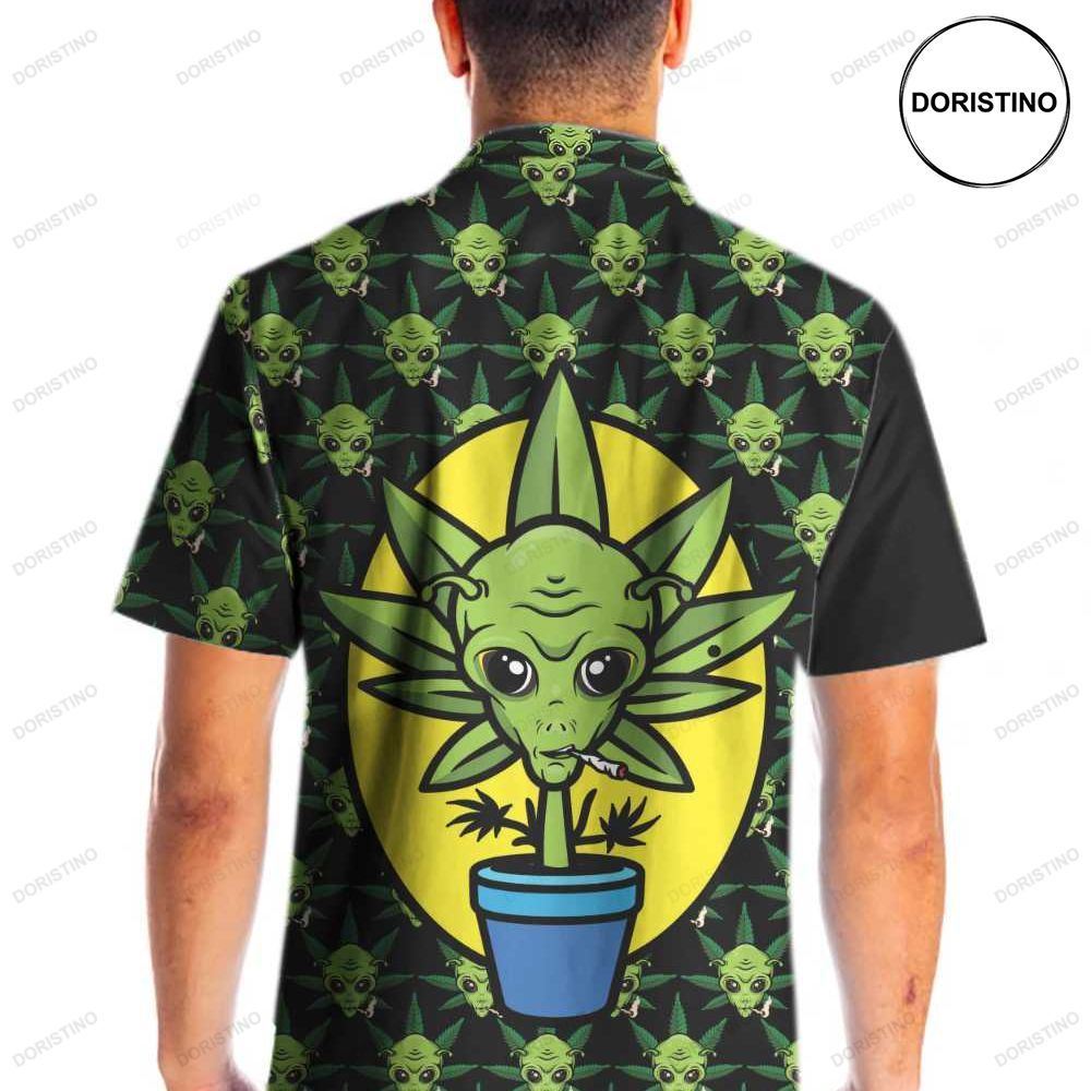 Alien Organic Marijuana For Men Hawaiian Shirt