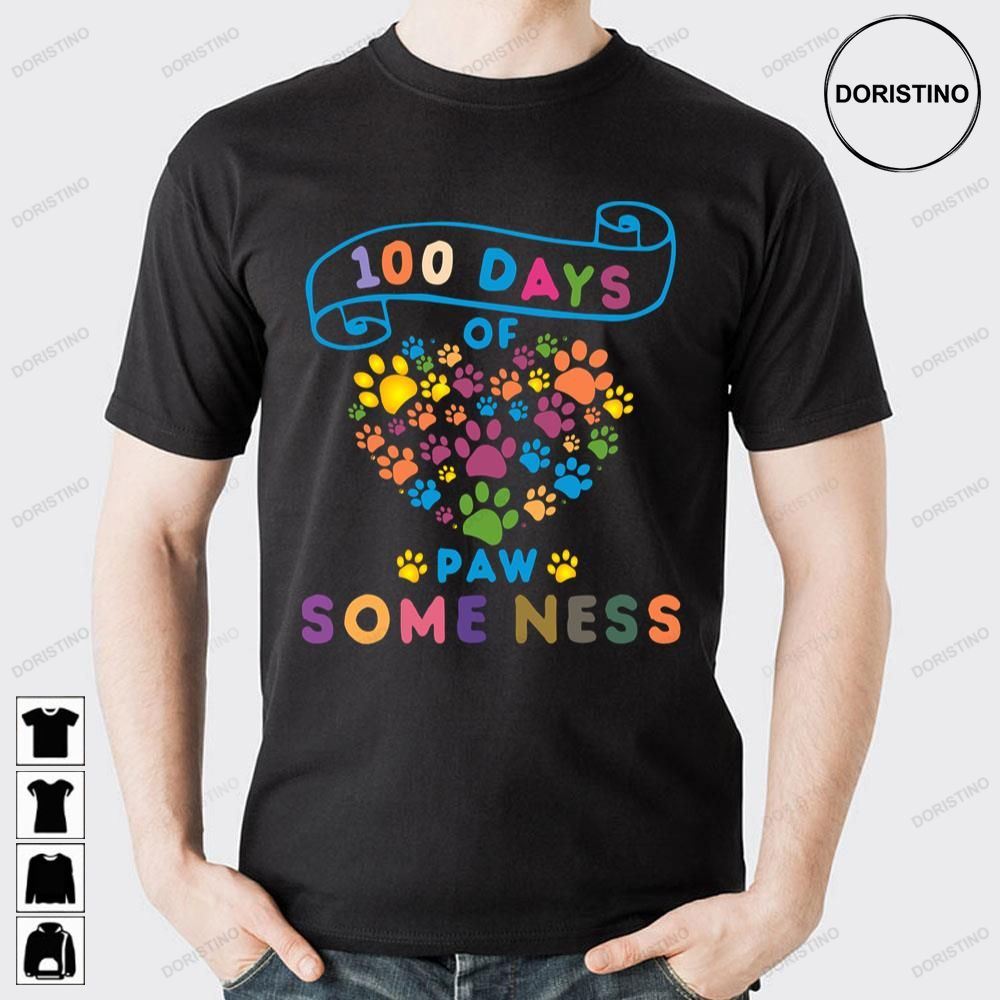 100 Days Of Paw Some Ness Awesome Shirts