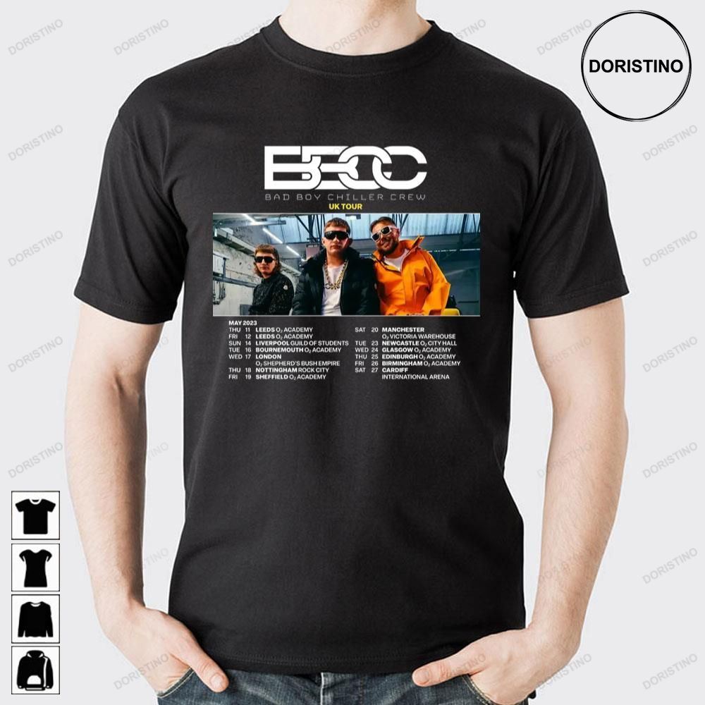 Bbcc Bad Chiller Crewuk Tour Awesome Shirts