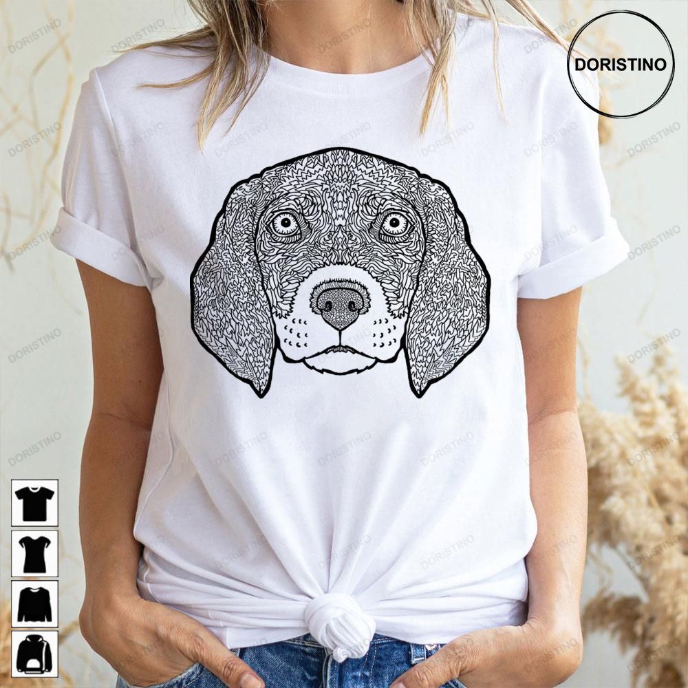 Beagle Detailed Dogs Illustration Trending Style