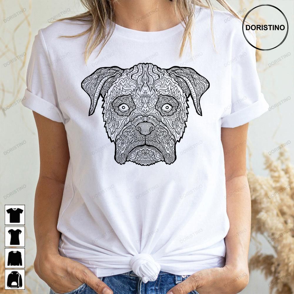 Boxer Dog Detailed Dogs Illustration Limited Edition T-shirts