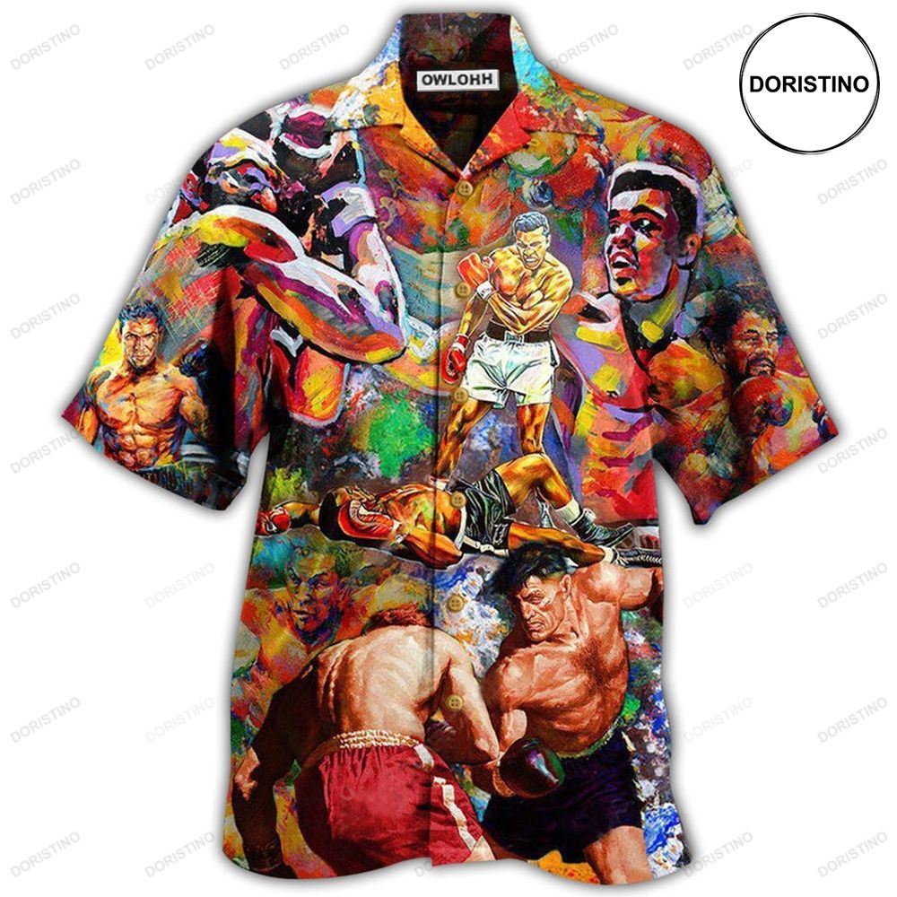 Boxing Is My Therapy Mix Color Limited Edition Hawaiian Shirt