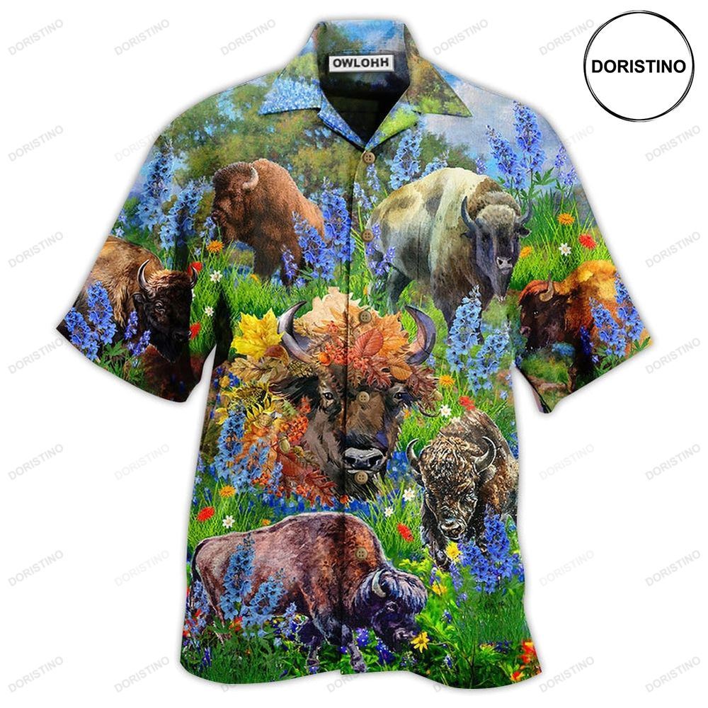 Buffalo Love Animals Hawaiian Shirt