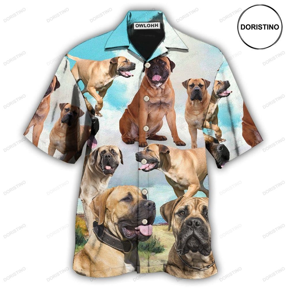 Bullmastiff Dog Beautiful Hawaiian Shirt