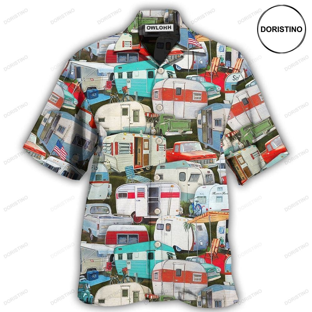 Camping Caravans Are Calling And I Must Go Awesome Hawaiian Shirt
