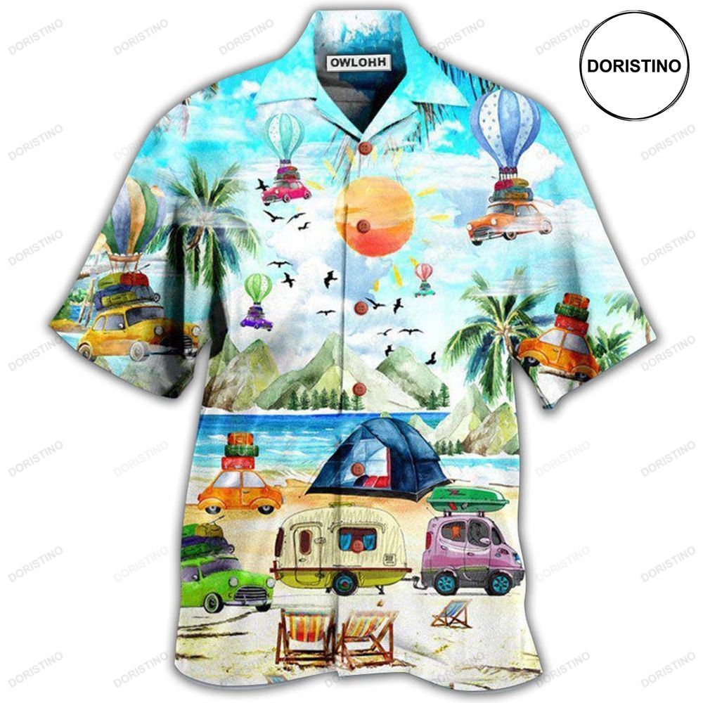 Camping Get High With Limited Edition Hawaiian Shirt