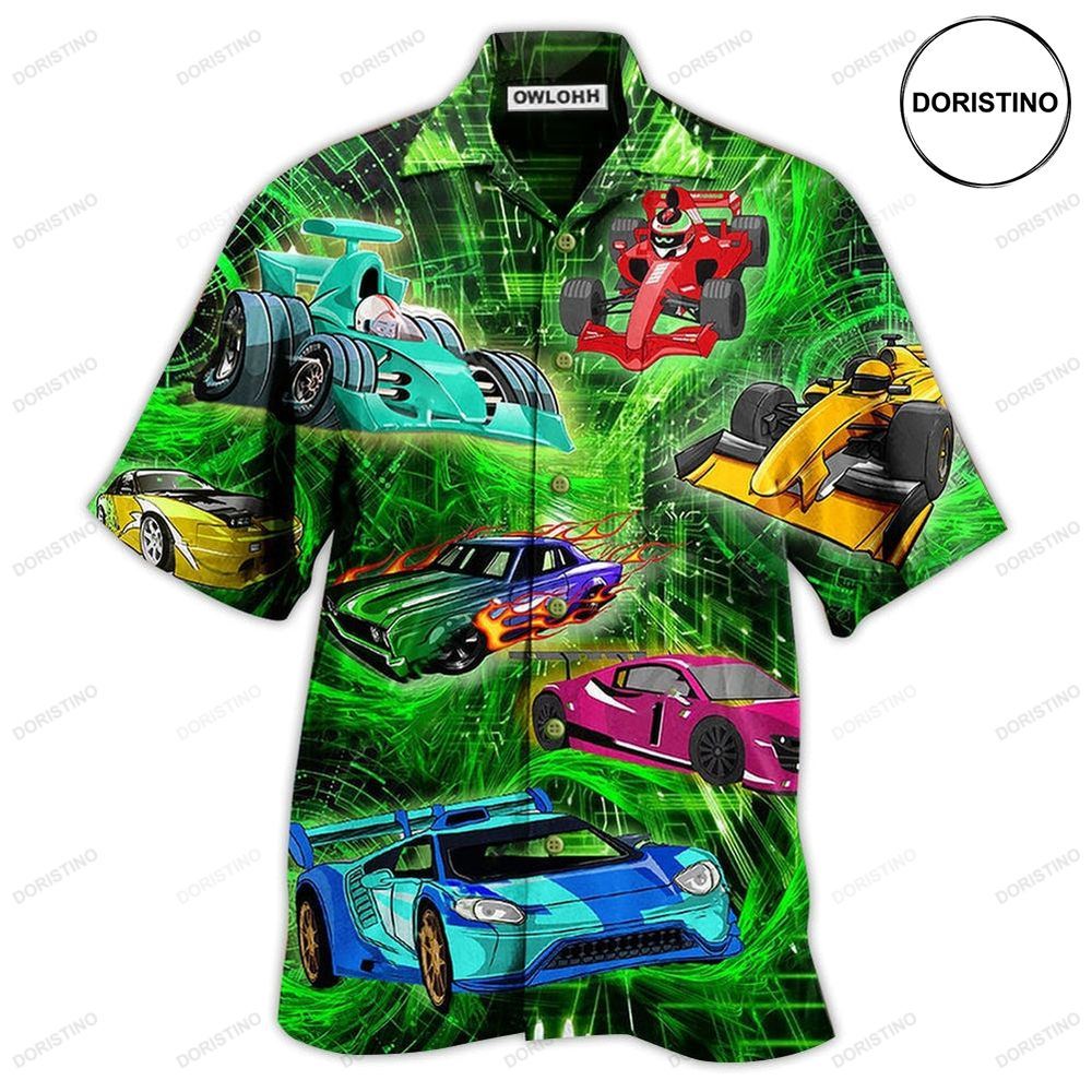 Car Color Love Green Awesome Hawaiian Shirt