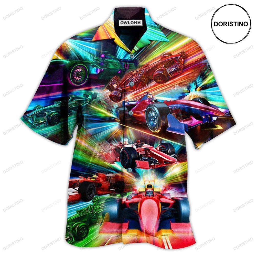 Car Racing Warning Auto Racing Fast Limited Edition Hawaiian Shirt